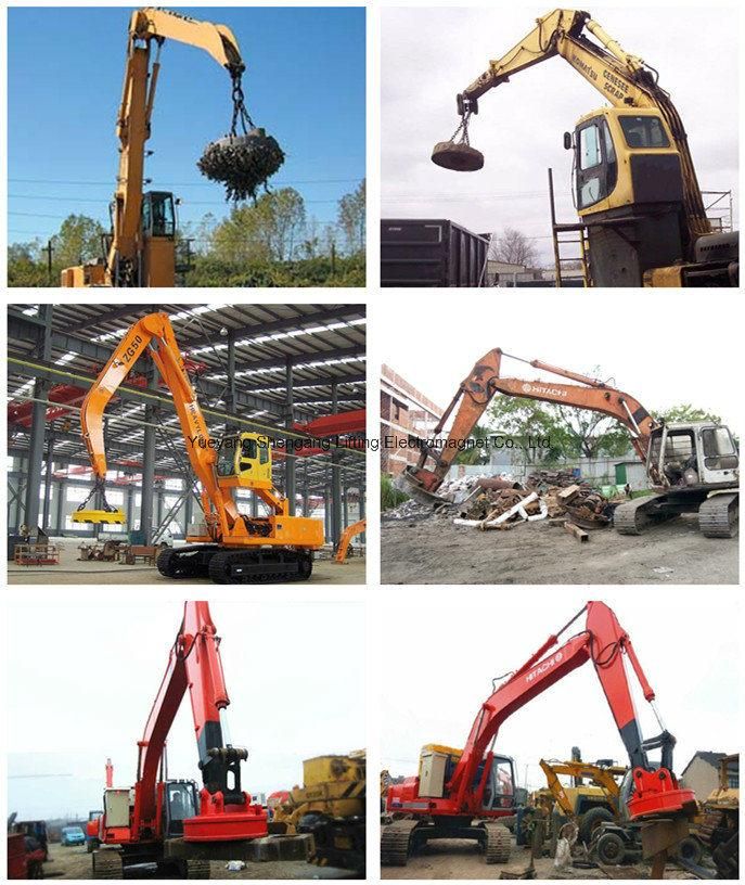 1000kg Lifting Capacity of Excavator Lifting Magnet for Lifting Scraps