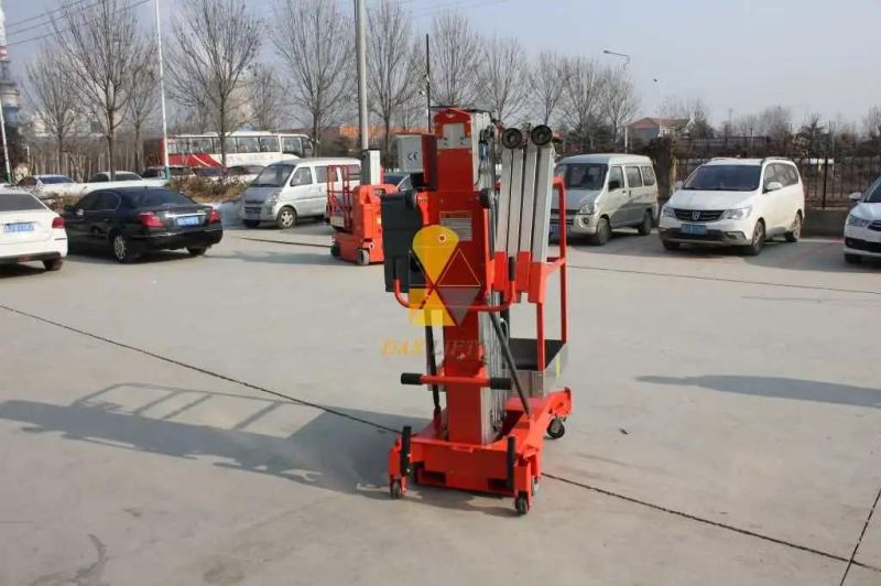 CE Certified Strong Structure Hand Move Aluminum Lift Table