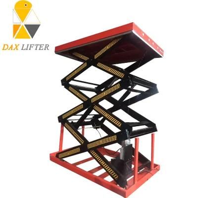 China Exported Lifting Goods Professional Stationary Hydraulic Scissor Lift