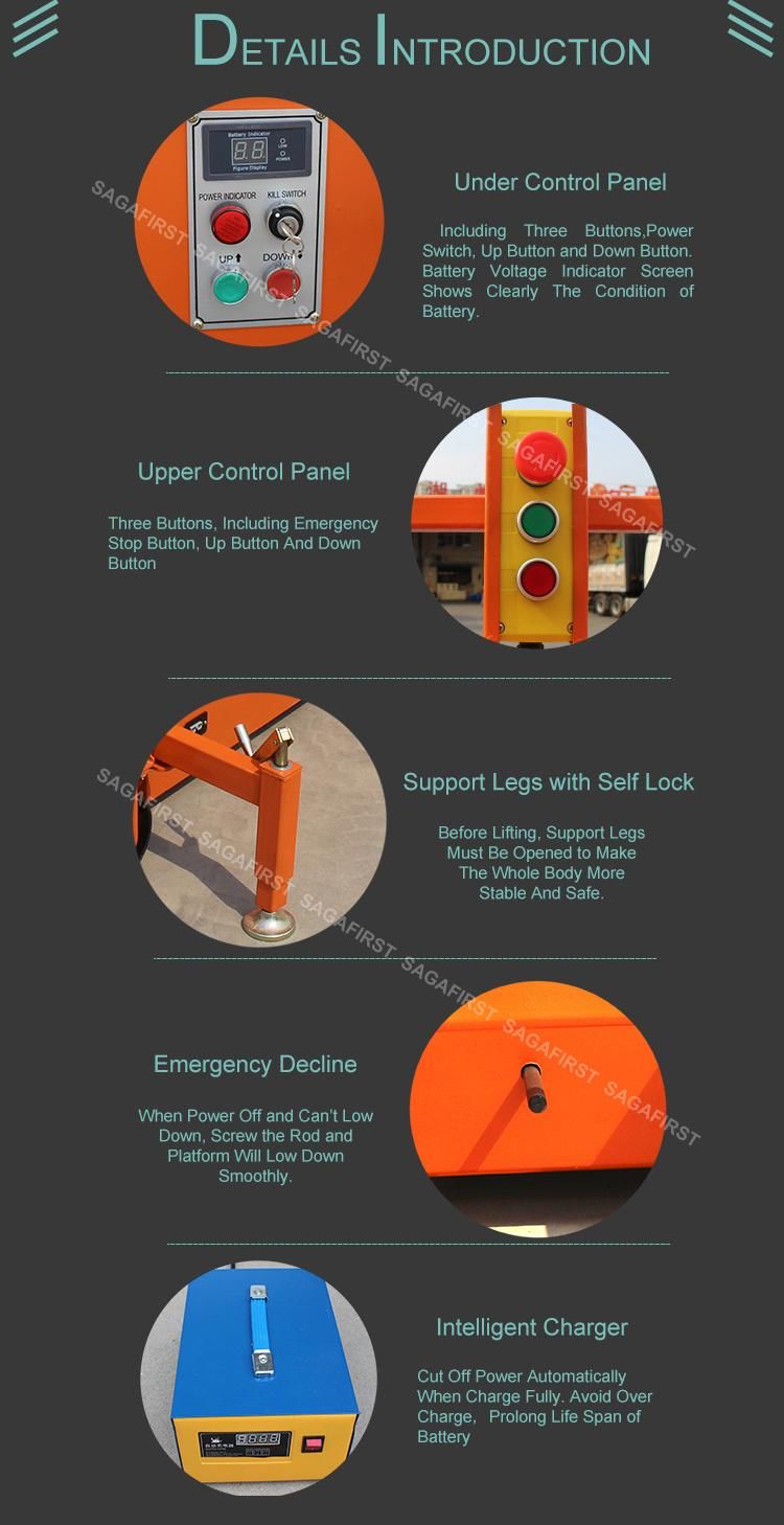 Mini Electric Hydraulic Electric Scissor Lift Platform