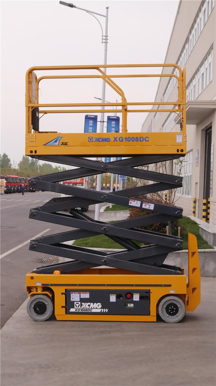 XCMG 10m Sale Electric Scissor Lift Mobile Lifting Platform