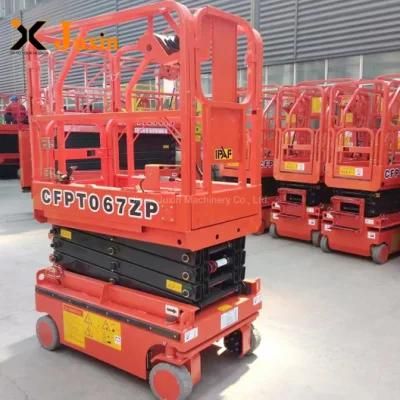 Jinan Juxin Hydraulic Lift Table Lifting Equipment Mobile Electric Scissor Lift