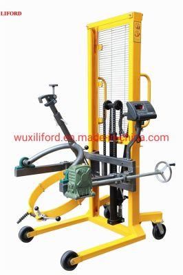 Drum Hydraulic Truck Lifter with Weight Scale 450kg Capacity Da450-1