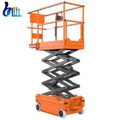 Small Aerial Work Man Lifter Electric Scissor Lift Platforms