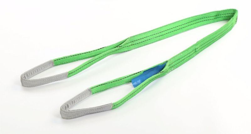 2t Double Flat Eye to Eye Lifting Belt Polyester Webbing Sling