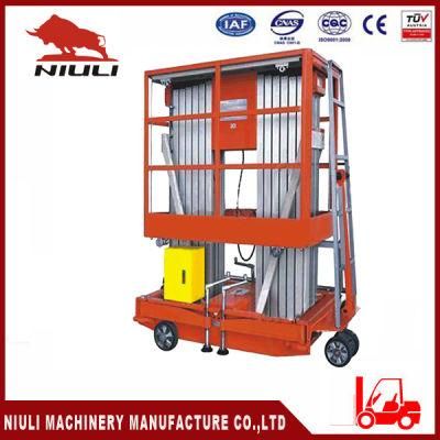 Double Mast Aluminum Alloy Lift/Aerial Work Platform