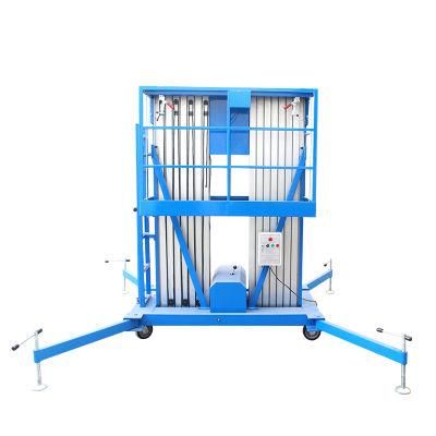 Hot Sale 200kg Aerial Working Dual Mast Vertical Telescopic Lift