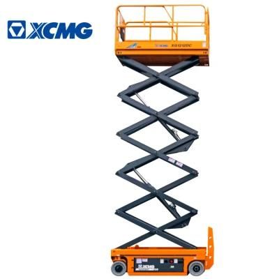 XCMG Brand Construction Aerial Lift Machine Xg1212DC China Small 12m Car Scissor Lifting Machine with Electric Motor Prices