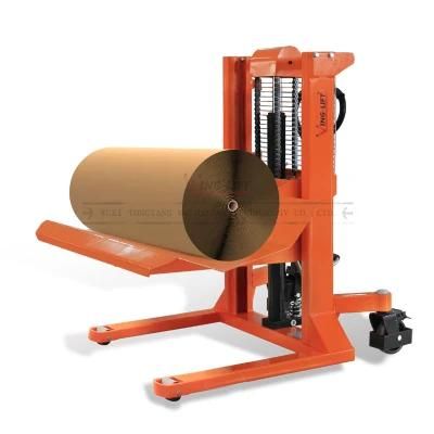 Stable Lifting and Light Weight Load Capacity 1000kg Paper Roll Stacker