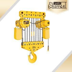 Heavy Duty 25ton Fixed Type Electric Chain Hoist with Ce Certificate Made in China