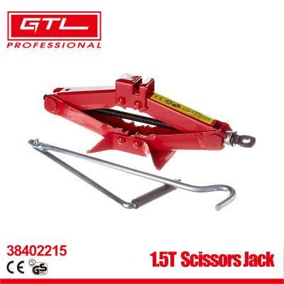 1.5ton Car Jack Scissor Jack Heavy Duty Lifting Jack for Car Van Emergency Car Tyre Repair Changing Tool (38402215)