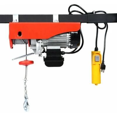 110V 60Hz PA500 Mini Hoist PA800 Wire Rope Electric Hoist with Wireless Remote Control