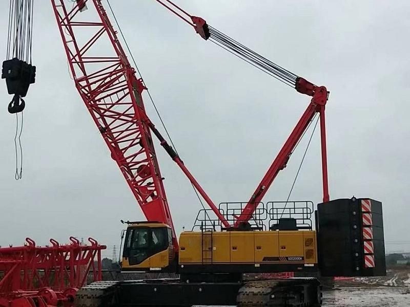 Boom Length 86m Mobile 280 Ton Crawler Crane (SCC2800A)