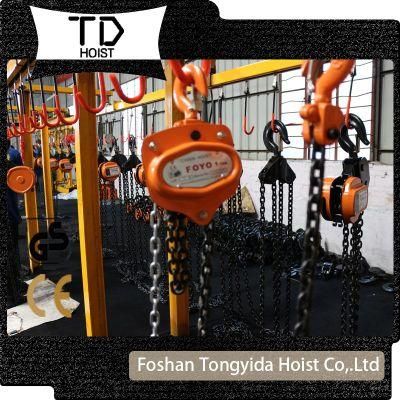 Customized 3 Ton Hand Hoist Crane New Arrival Manual Chan Hoist 5 Ton Hand Chain Block