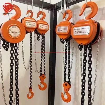 2t 6m Manual Lifting Equipment Chain Hoist