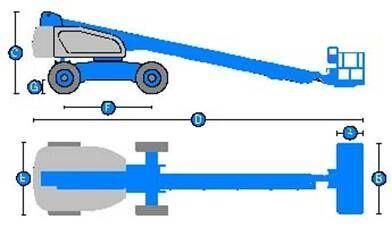 Self-Propelled Telescopic Boom Lift with CE (GTBZ42)