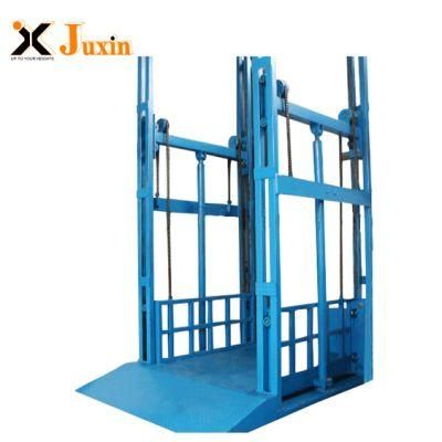 Cargo Lift Price Fixed Vertical Guide Rail Elevators Platform