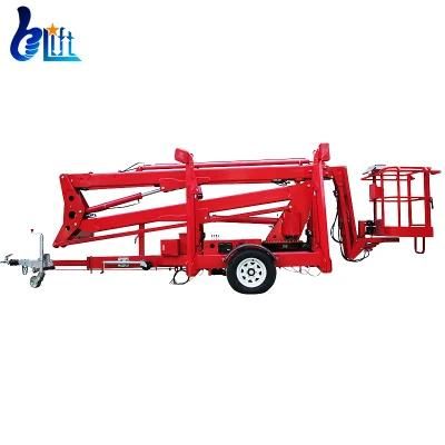 Cherry Picker Manlift High Quality Cheap Towable Spider Telescopic Types Hydraulic Lift