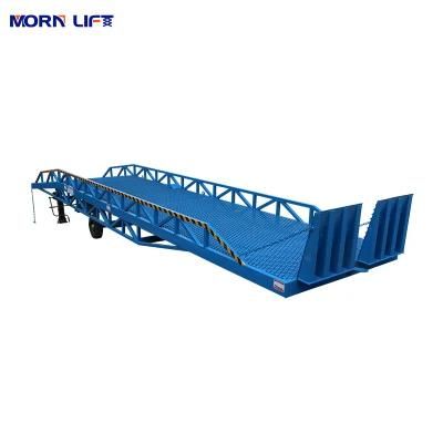 Movable Truck Container Loading Dock Leveler 6-15t Loading Ramp Yard Ramp Container Dock Ramp