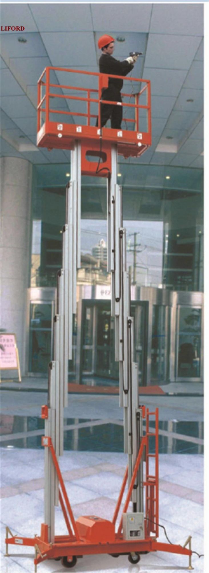 Superior Electric Aluminum Mobile Aloft Work Lift Platform with CE