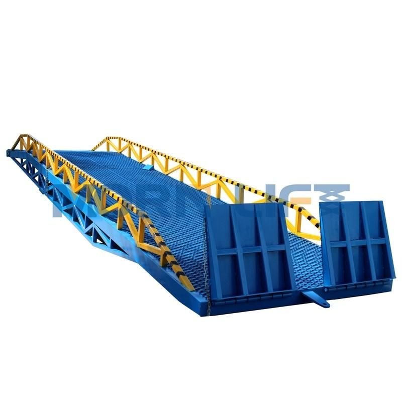 6 Ton Forklift Mobile Hydraulic Container Loading Ramp