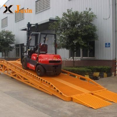 6ton-15ton Movable Dock Leveler Hydraulic Container Forklift Mobile Loading Unloading Yard Ramp for Truck