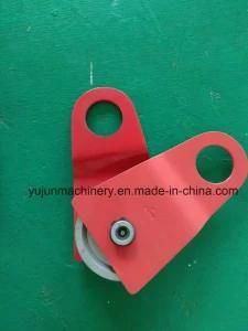 Zinc Plated Single Sheave Side Plate Steel Forest Pulley