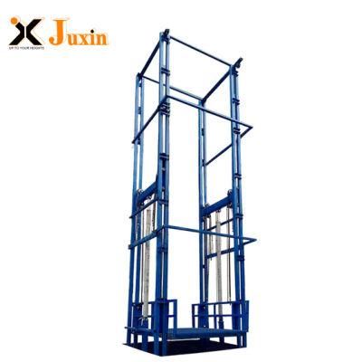 3t 5t 8t 10t 15t 20t Hydraulic Guide Rail Warehouse Electric Vertical Cage Cargo Goods Lift