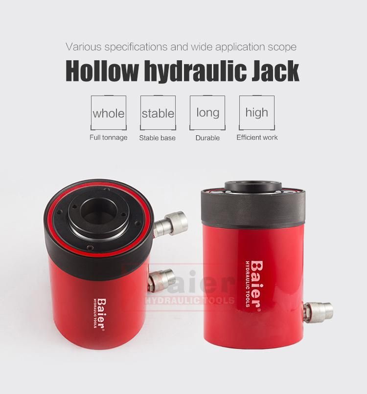 Double Acting Hollow Hydraulic Jack Cylinder