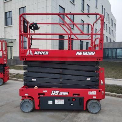 Hered 12 Meters Hydraulic DC Battery Scissor Lift