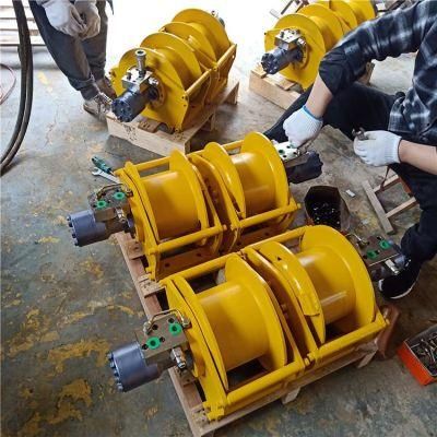 Double Drum Hydraulic Winch Lifting and Towing for Truck, Boat Hydraulic Winch