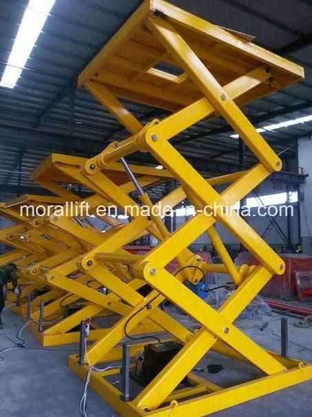 1000kg Hydraulic Forklift Scissor Dock Lift with CE