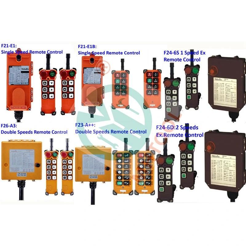 F26-A3 Double Speeds Safety Industrial Wireless Remote Control for European Electric Hoist