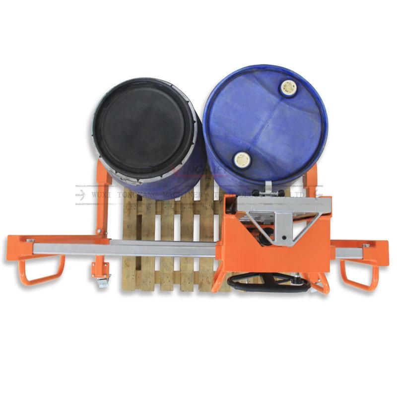 China Manufacturer Supply Manual Hydraulic Drum Stacker with Loading Capacity 380kg for Sales