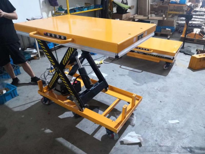 Industrial Supply Single Scissor Mobile Lift Table with Good Price