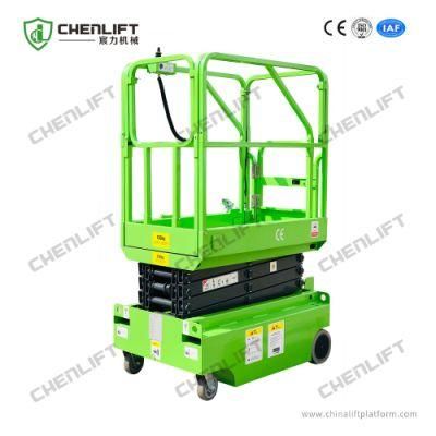 3.9m Height Small Size Electric Scissor Lift for Aerial Work with 240 Capacity