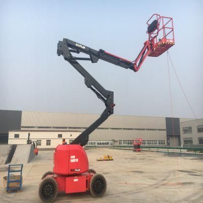 Boom Lift Cheap 8-22m Electric Towable Boom Lift Articulating Boom Lift Tables Aerial Work Platform