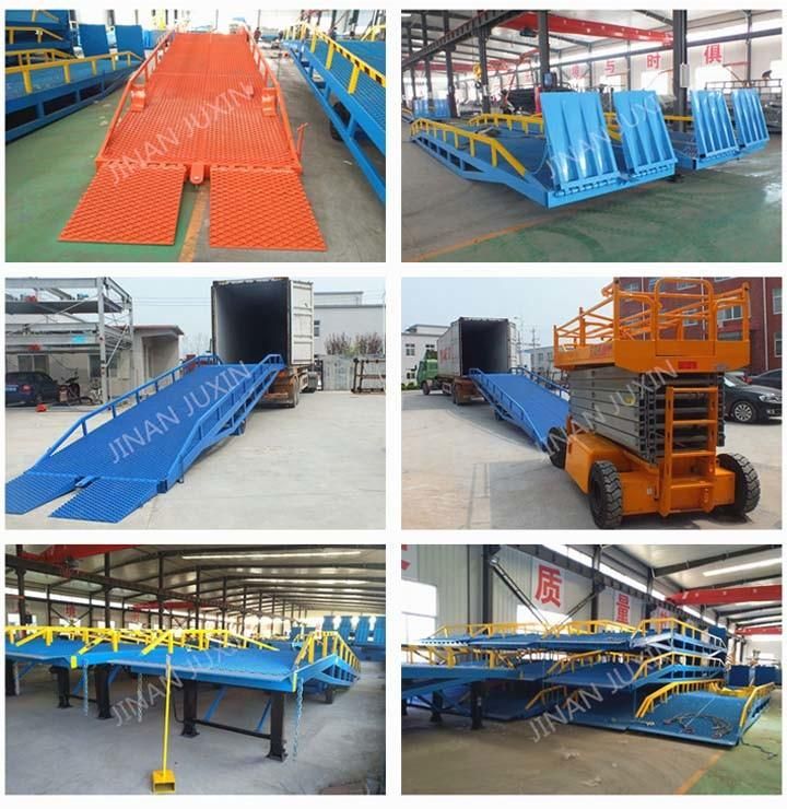 6-20ton Hydraulic Mobile Manual Container Loading and Unloading Ramp with Low Cost