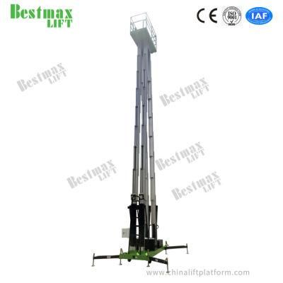 16m Platform Height Multi Mast Mobile Aerial Lift with 200kg Load
