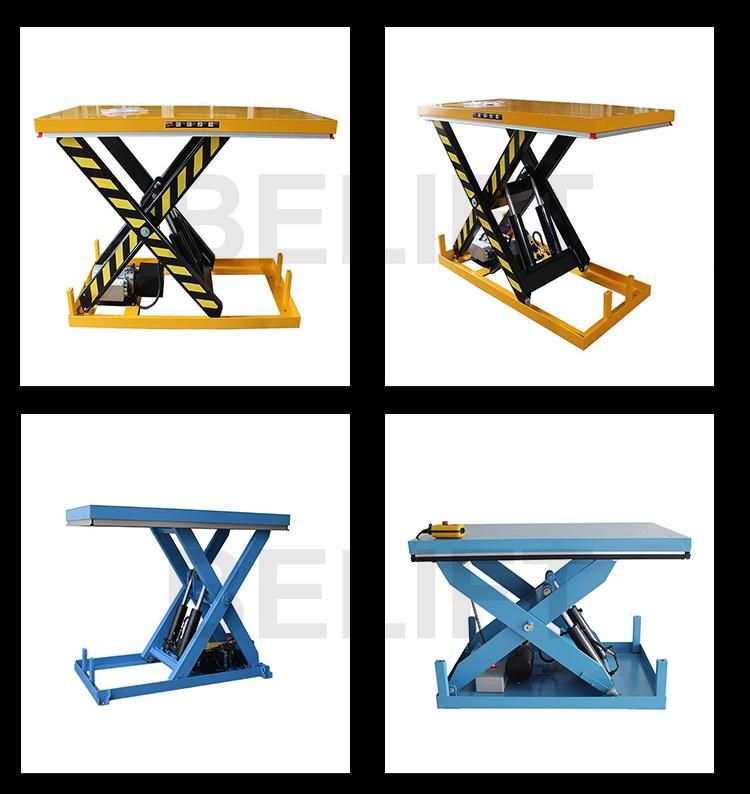 Double Scissor Lift Customizable Electirc Lift Platform Mini Building Material Lifting Machine