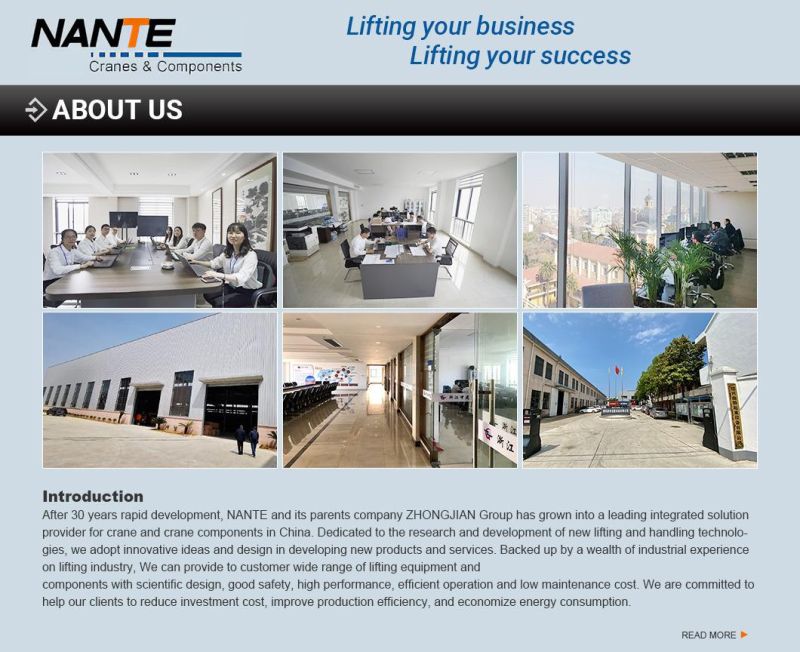 Easy to Maintain Double Girder Eot Crane with Power-off Protection