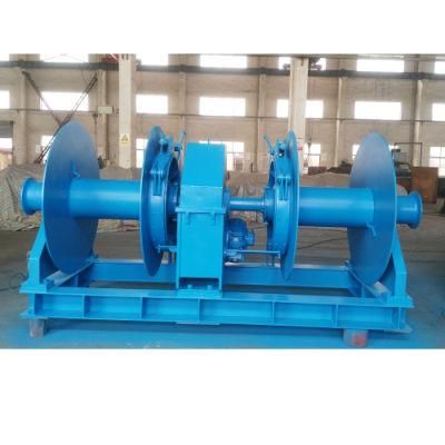 3ton Hydraulic Double Drum Trawl Winch for Fishing Boat