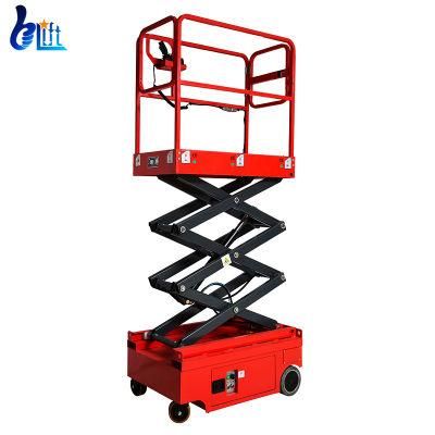Samll Self Propelled Hydraulic Lift Table Electric Mobile Scissor Mini Lift with 3m Lifting Height