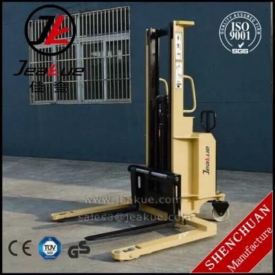 Straddle Semi-Electric Stacker with 1t