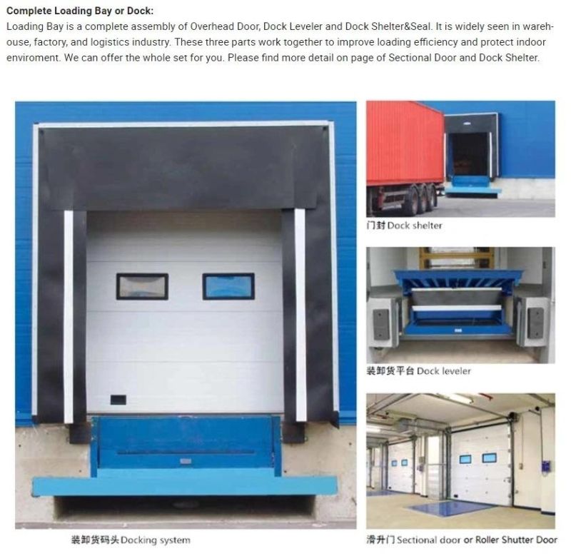 Ce ISO Stationary Dock Leveller for Container / Dock Leveler for Warehouse