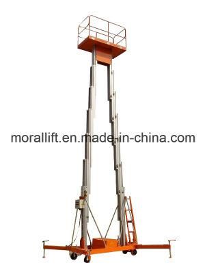 Hydraulic Double Mast Mobile Aluminum Working Platform