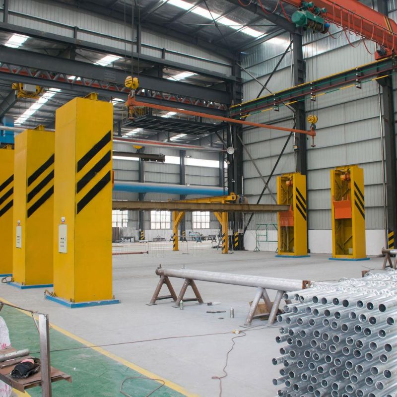 Black and White Work Piece Lifting Station for Galvanizing Planting