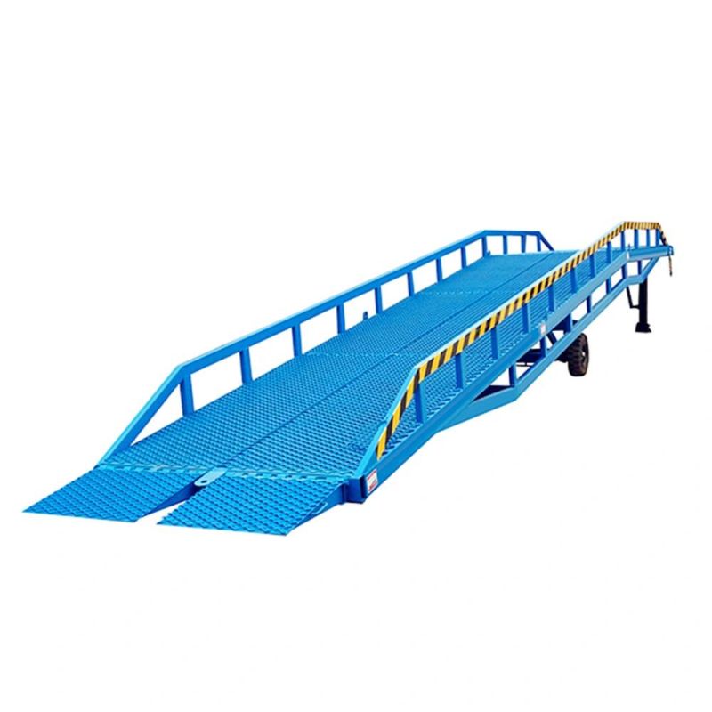 Forklift Container Loading Mobile Hydraulic Dock Loading Ramp