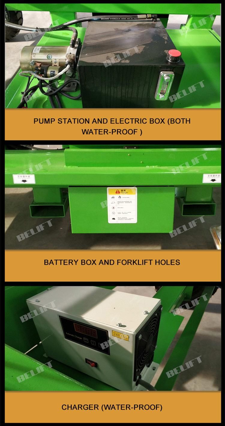 4m-18m High Quality Full Electric Mobile Jack Electric Platform Lift