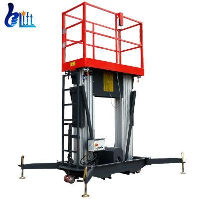 CE Hydraulic Aerial Man Construction Lifter Electric Aluminum Lift